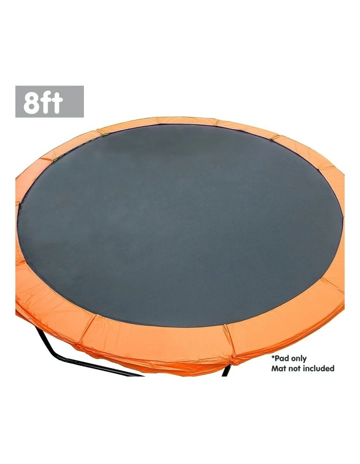 Kahuna Replacement Trampoline Pad Reinforced Outdoor Round Spring Cover 8ft Orange 2 Kahuna Replacement Trampoline Pad Reinforced Outdoor Round Spring Cover 8ft Orange - Image 2