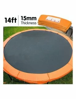 Kahuna Replacement Trampoline Pad Reinforced Outdoor Round Spring Cover 14ft Orange -Lifespan Kids shop 853949350 3 720x928