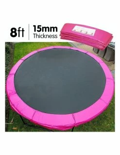 Kahuna Pink 8ft Replacement Reinforced Outdoor Round Trampoline Spring Pad Cover -Lifespan Kids shop 853949530 3 720x928