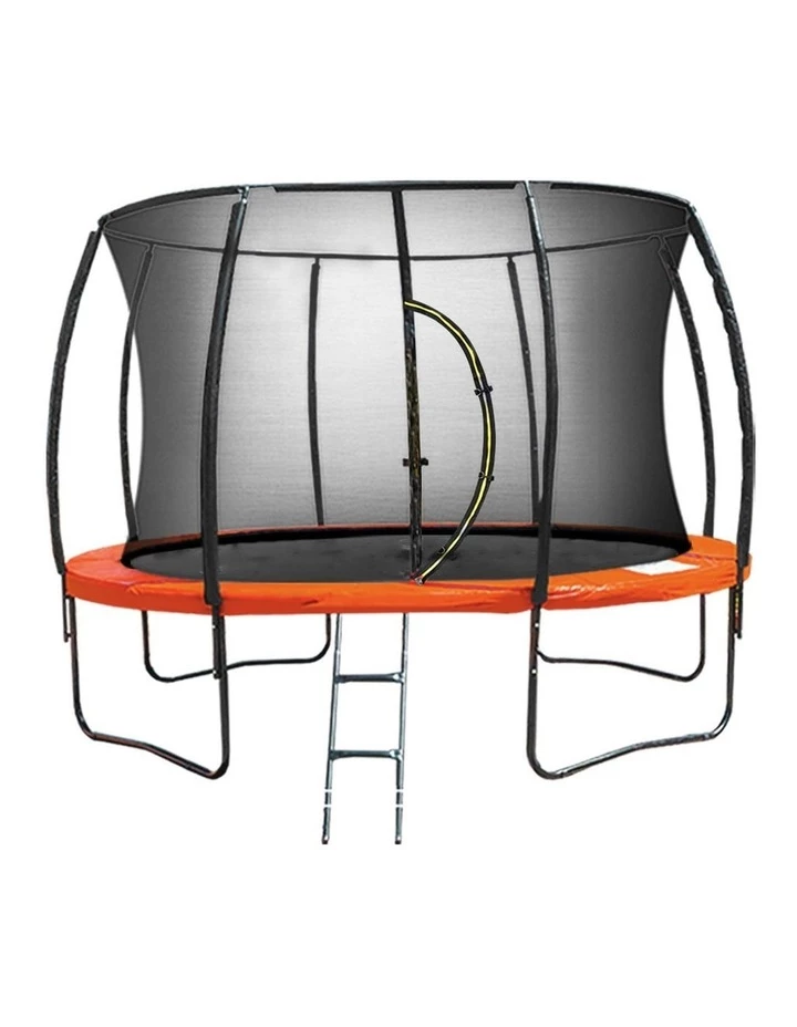 Kahuna 12ft Trampoline Round Safety Net Spring Safety Pad Cover Mat Free Orange/Blue 1 Kahuna 12ft Trampoline Round Safety Net Spring Safety Pad Cover Mat Free Orange/Blue