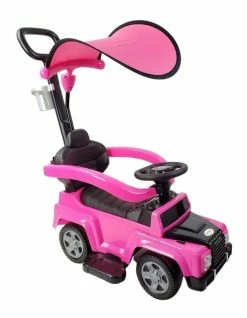 Aussie Baby Land Rover Defender-Inspired Kids Ride On Car Pink