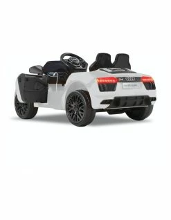 Klika R8 Spyder Audi Kids Electric Ride On Car White -Lifespan Kids shop 869501620 4 720x928