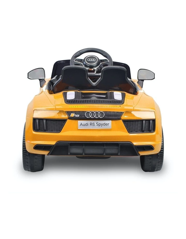 Klika R8 Spyder Audi Kids Electric Ride On Car Yellow 3 Klika R8 Spyder Audi Kids Electric Ride On Car Yellow - Image 3