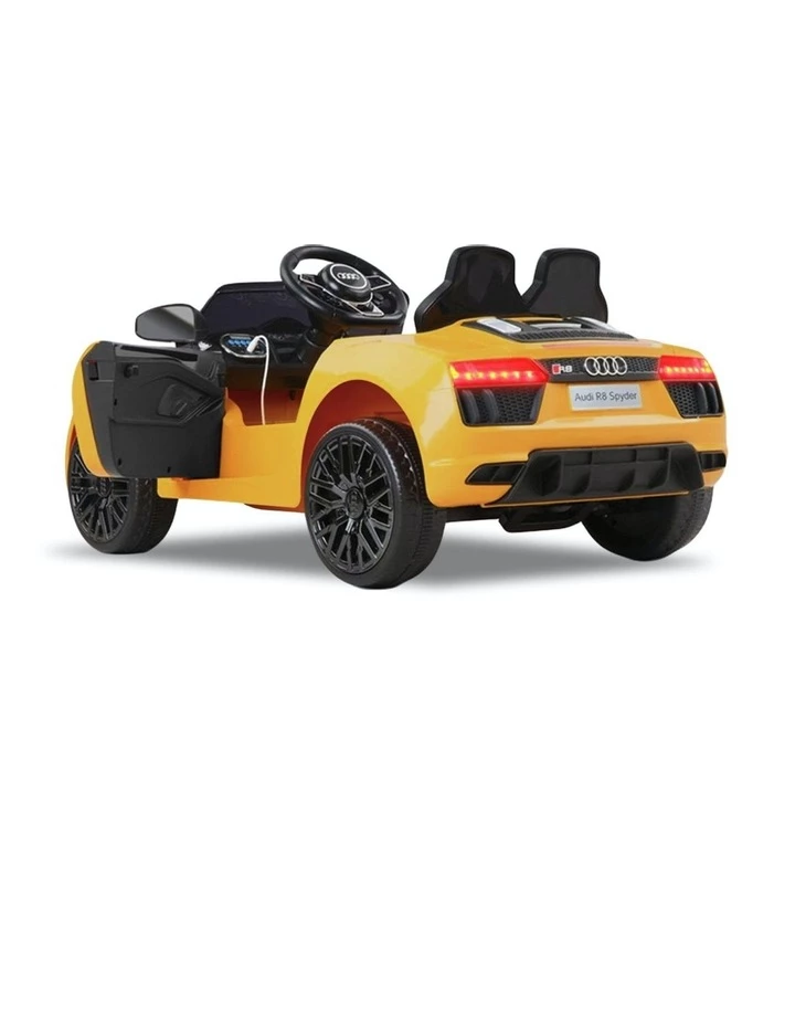 Klika R8 Spyder Audi Kids Electric Ride On Car Yellow 4 Klika R8 Spyder Audi Kids Electric Ride On Car Yellow - Image 4