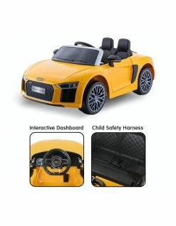 Klika R8 Spyder Audi Kids Electric Ride On Car Yellow 13 Klika R8 Spyder Audi Kids Electric Ride On Car Yellow -Lifespan Kids shop 869501710 7 720x928