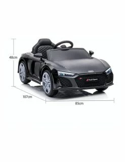 Klika Audi Sport Licensed Kids Electric Ride On Car Remote Control In Black -Lifespan Kids shop 869501800 6 720x928