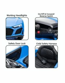 Klika Audi Sport Licensed Kids Electric Ride On Car Remote Control Blue -Lifespan Kids shop 869501890 6 720x928