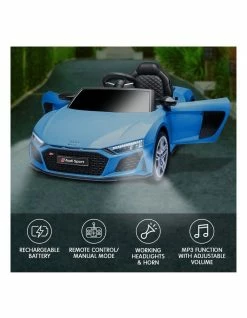Klika Audi Sport Licensed Kids Electric Ride On Car Remote Control Blue -Lifespan Kids shop 869501890 7 720x928