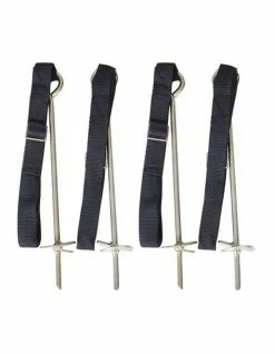 Lifespan Kids Trampoline Anchor Kit w/ Steel Buckles 2 Pairs