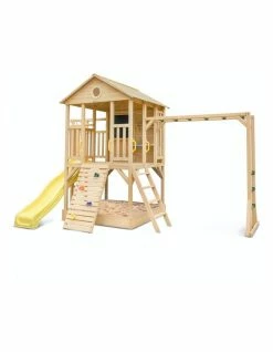 Lifespan Kids Kingston Cubby House With Yellow Slide