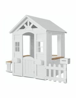 Lifespan Kids Kids Teddy Cubby House In White (V2) With Floor