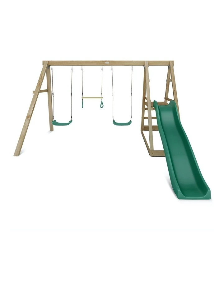 Lifespan Kids Winston 3-Station Timber Swing Set With Slide 1 Lifespan Kids Winston 3-Station Timber Swing Set With Slide