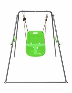 Lifespan Kids Bobcat 2 Foldable Baby Metal Swing Set