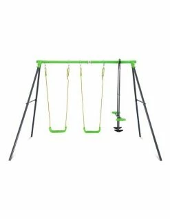 Lifespan Kids Hurley 2 3 Station Metal Swing Set