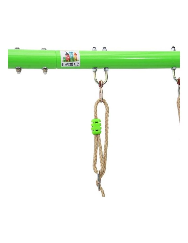 Lifespan Kids Hurley 2 3 Station Metal Swing Set 2 Lifespan Kids Hurley 2 3 Station Metal Swing Set - Image 2