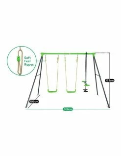 Lifespan Kids Hurley 2 3 Station Metal Swing Set 7 Lifespan Kids Hurley 2 3 Station Metal Swing Set -Lifespan Kids shop 869775940 4 720x928