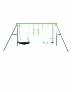 Lifespan Kids Lynx 4 Station Swing Set Green/Black