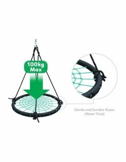 Lifespan Kids Oakley Swing Set with 120cm Spidey Web Swing -Lifespan Kids shop 869776570 3 720x928