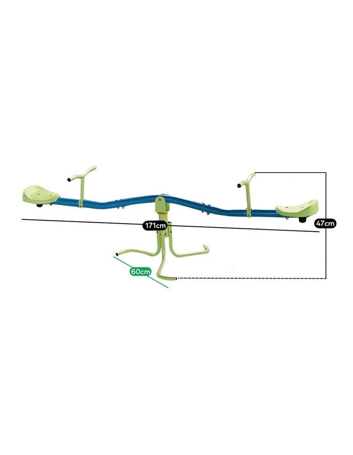 Lifespan Kids Twirl See Saw Blue/Green 3 Lifespan Kids Twirl See Saw Blue/Green - Image 3